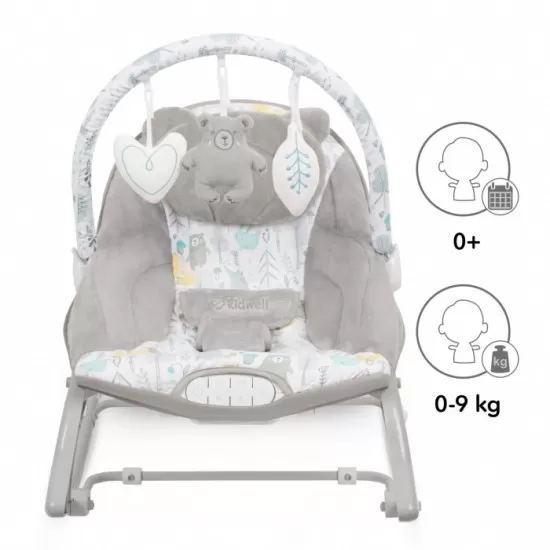Balansoar multifunctional cu sunete si jucarii Kidwell Pino - Forest Balansoar multifunctional cu sunete si jucarii Kidwell Pino - Forest