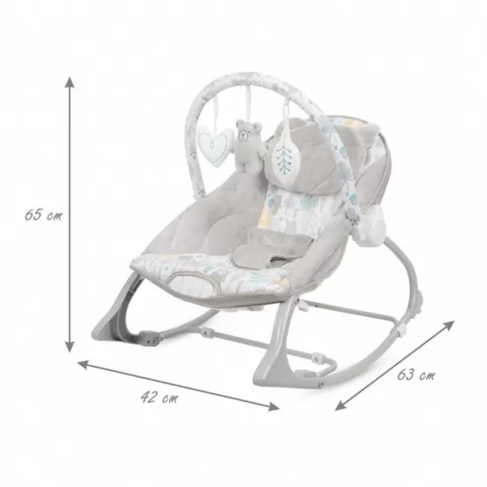 Balansoar multifunctional cu sunete si jucarii Kidwell Pino - Forest Balansoar multifunctional cu sunete si jucarii Kidwell Pino - Forest