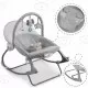 Balansoar multifunctional cu vibratii, panda, 3 jucarii, Nukido 705100, Gri Balansoar multifunctional cu vibratii, panda, 3 jucarii, Nukido 705100, Gri