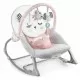 Balansoar multifunctional cu vibratii, panda, 3 jucarii, Nukido 705102, Roz Balansoar multifunctional cu vibratii, panda, 3 jucarii, Nukido 705102, Roz