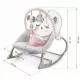 Balansoar multifunctional cu vibratii, panda, 3 jucarii, Nukido 705102, Roz Balansoar multifunctional cu vibratii, panda, 3 jucarii, Nukido 705102, Roz