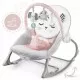 Balansoar multifunctional cu vibratii, panda, 3 jucarii, Nukido 705102, Roz Balansoar multifunctional cu vibratii, panda, 3 jucarii, Nukido 705102, Roz