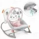 Balansoar multifunctional cu vibratii, panda, 3 jucarii, Nukido 705102, Roz Balansoar multifunctional cu vibratii, panda, 3 jucarii, Nukido 705102, Roz