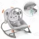 Balansoar multifunctional cu vibratii si 3 jucarii Ricokids 7323 Gri Balansoar multifunctional cu vibratii si 3 jucarii Ricokids 7323 Gri