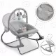Balansoar multifunctional cu vibratii si 3 jucarii Ricokids 7323 Gri Balansoar multifunctional cu vibratii si 3 jucarii Ricokids 7323 Gri