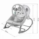 Balansoar multifunctional cu vibratii si 3 jucarii Ricokids 7323 Gri Balansoar multifunctional cu vibratii si 3 jucarii Ricokids 7323 Gri