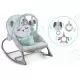 Balansoar multifunctional cu vibratii si 3 jucarii Panda Ricokids Turcoaz