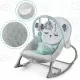 Balansoar multifunctional cu vibratii si 3 jucarii Panda Ricokids Turcoaz