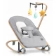 Balansoar pentru copii 2 in 1 cu jucarii, Nukido 705300, Gri Balansoar pentru copii 2 in 1 cu jucarii, Nukido 705300, Gri