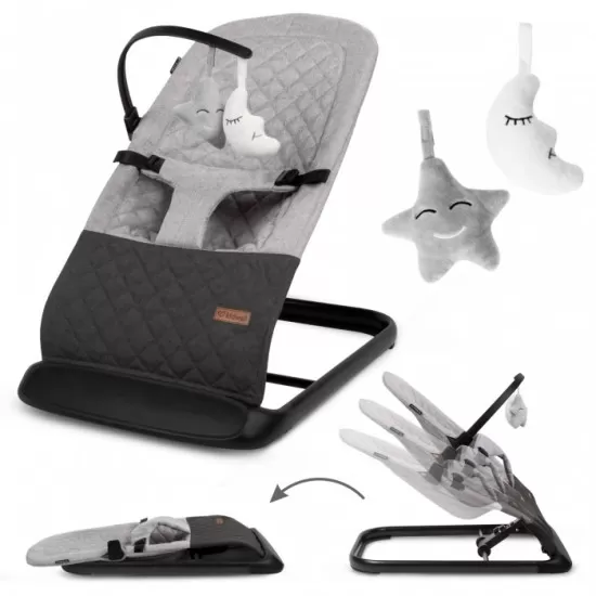 Balansoar pentru copii Kidwell Laro - Grey Black Balansoar pentru copii Kidwell Laro - Grey Black