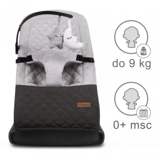 Balansoar pentru copii Kidwell Laro - Grey Black Balansoar pentru copii Kidwell Laro - Grey Black