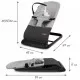 Balansoar pentru copii Kidwell Laro - Grey Black Balansoar pentru copii Kidwell Laro - Grey Black