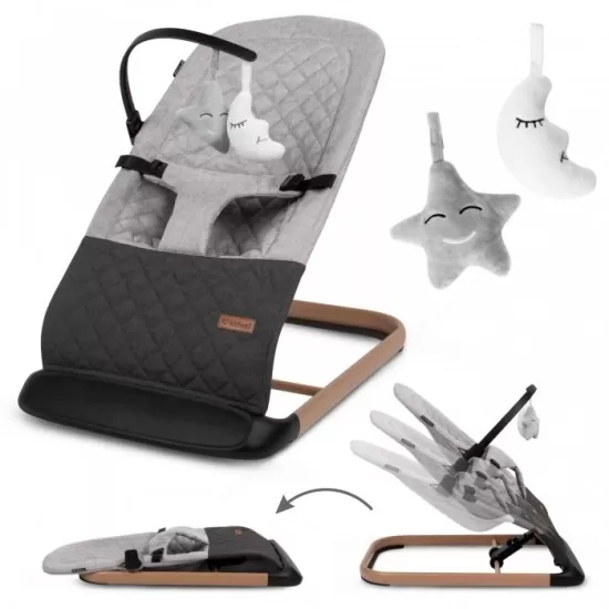 Balansoar pentru copii Kidwell Laro - Wooden Grey Balansoar pentru copii Kidwell Laro - Wooden Grey