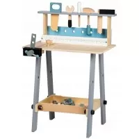Banc de lucru cu unelte din lemn cu 32 de elemente Ecotoys