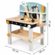 Banc de lucru din lemn pentru copii cu 38 accesorii Ecotoys 1178 Banc de lucru din lemn pentru copii cu 38 accesorii Ecotoys 1178