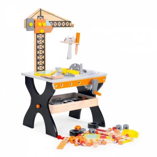 Banc de lucru din lemn pentru copii Ecotoys TL812003 Banc de lucru din lemn pentru copii Ecotoys TL812003