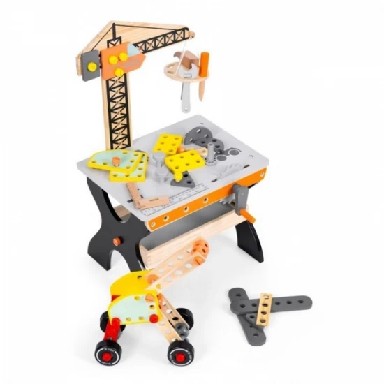 Banc de lucru din lemn pentru copii Ecotoys TL812003 Banc de lucru din lemn pentru copii Ecotoys TL812003