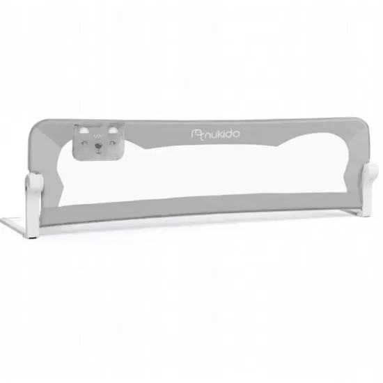 Bariera de protectie pentru pat 150 x 35 x 42 cm Nukido 722200 - Gri Bariera de protectie pentru pat 150 x 35 x 42 cm Nukido 722200 - Gri