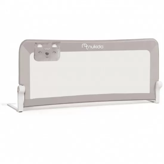 Bariera de protectie pentru pat 150 x 35 x 66 cm Nukido 722300 - Gri Bariera de protectie pentru pat 150 x 35 x 66 cm Nukido 722300 - Gri