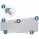 Bariera de protectie pentru pat 150 x 44 x 41 cm Nukido 722600 Gri Bariera de protectie pentru pat 150 x 44 x 41 cm Nukido 722600 Gri