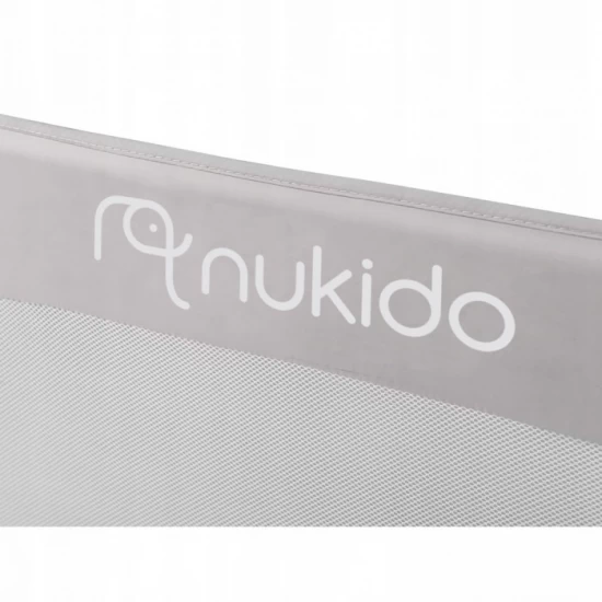 Bariera de protectie pentru pat 180 x 35 x 42 cm Nukido 722400 - Gri Bariera de protectie pentru pat 180 x 35 x 42 cm Nukido 722400 - Gri