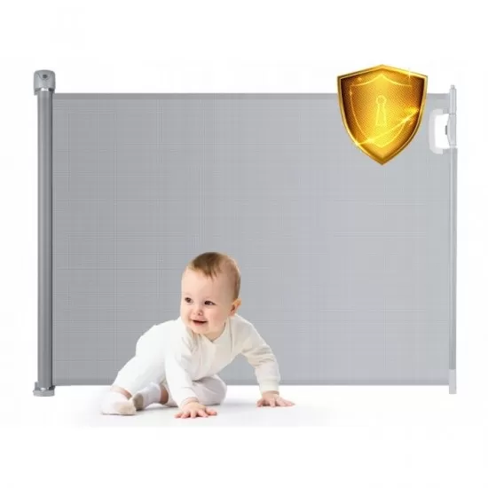 Bariera de protectie pentru scari si usi, 50-140 cm, Nukido 718401 - Gri Bariera de protectie pentru scari si usi, 50-140 cm, Nukido 718401 - Gri