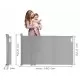 Bariera de protectie pentru scari si usi, 50-140 cm, Nukido 718401 - Gri Bariera de protectie pentru scari si usi, 50-140 cm, Nukido 718401 - Gri