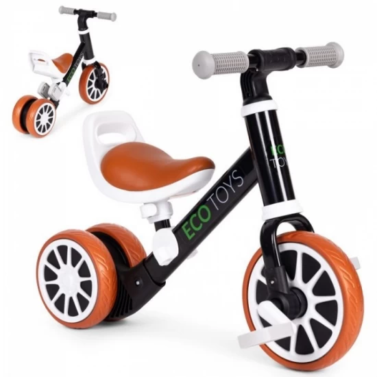 Bicicleta 2 in 1 cu pedale detasabile Ecotoys LC-V1307N - Negru