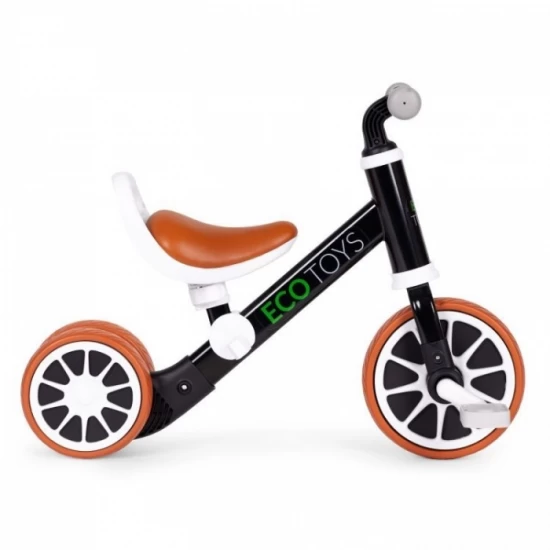 Bicicleta 2 in 1 cu pedale detasabile Ecotoys LC-V1307N - Negru