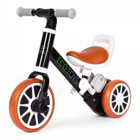 Bicicleta 2 in 1 cu pedale detasabile Ecotoys LC-V1307N - Negru
