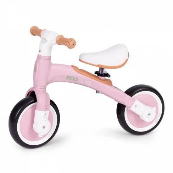 Bicicleta cu pedale 3 in 1 si roti ajutatoare Ecotoys LC-V1359 - Roz Bicicleta cu pedale 3 in 1 si roti ajutatoare Ecotoys LC-V1359 - Roz