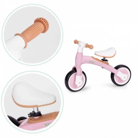 Bicicleta cu pedale 3 in 1 si roti ajutatoare Ecotoys LC-V1359 - Roz Bicicleta cu pedale 3 in 1 si roti ajutatoare Ecotoys LC-V1359 - Roz