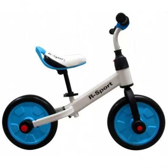 Bicicleta cu pedale si roti ajutatoare R-Sport P1- Albastru Bicicleta cu pedale si roti ajutatoare R-Sport P1- Albastru
