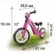 Bicicleta de lemn fara pedale Ricokids RC-614 - Roz Bicicleta de lemn fara pedale Ricokids RC-614 - Roz