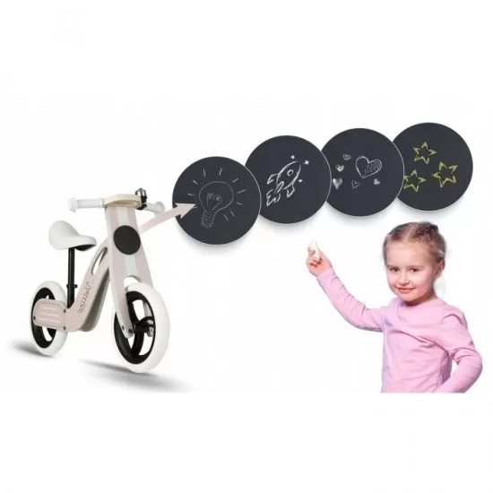 Bicicleta de lemn fara pedale Ricokids Veltino RC-619 - Roz Bicicleta de lemn fara pedale Ricokids Veltino RC-619 - Roz