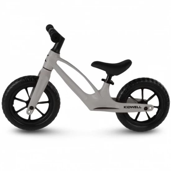 Bicicleta fara pedale, cadru magneziu, roti EVA, Kidwell Vito - Gri Bicicleta fara pedale, cadru magneziu, roti EVA, Kidwell Vito - Gri