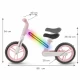 Bicicleta fara pedale, cadru nailon cu LED, roti EVA, Kidwell Suno - Roz