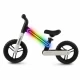 Bicicleta fara pedale, cadru nailon cu LED, roti EVA, Kidwell Suno - Alb-Negru Bicicleta fara pedale, cadru nailon cu LED, roti EVA, Kidwell Suno - Alb-Negru