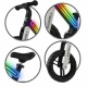 Bicicleta fara pedale, cadru nailon cu LED, roti EVA, Kidwell Suno - Alb-Negru Bicicleta fara pedale, cadru nailon cu LED, roti EVA, Kidwell Suno - Alb-Negru