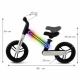Bicicleta fara pedale, cadru nailon cu LED, roti EVA, Kidwell Suno - Alb-Negru Bicicleta fara pedale, cadru nailon cu LED, roti EVA, Kidwell Suno - Alb-Negru