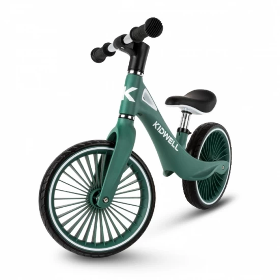 Bicicleta fara pedale, cadru nailon, roti PU, Kidwell NIX - Verde Bicicleta fara pedale, cadru nailon, roti PU, Kidwell NIX - Verde