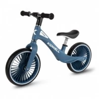 Bicicleta fara pedale, cadru nailon, roti PU, Kidwell NIX - Bleumarin