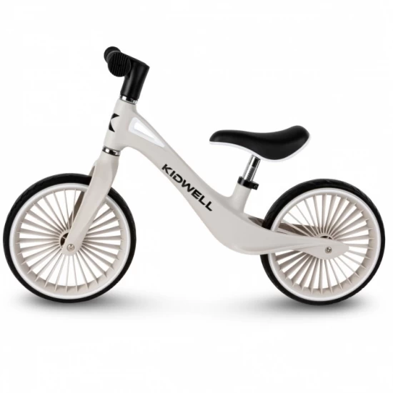 Bicicleta fara pedale, cadru nailon, roti PU, Kidwell NIX - Gri Bicicleta fara pedale, cadru nailon, roti PU, Kidwell NIX - Gri
