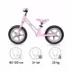 Bicicleta fara pedale cu cadru din magneziu Kidwell Comet - Pink Gray Bicicleta fara pedale cu cadru din magneziu Kidwell Comet - Pink Gray