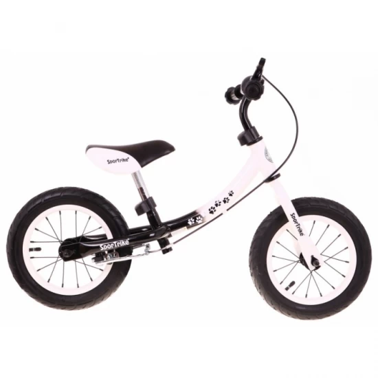Bicicleta fara pedale cu frana si cadru variabil, roti gonflabile, Boomerang SporTrike - Alb Bicicleta fara pedale cu frana si cadru variabil, roti gonflabile, Boomerang SporTrike - Alb