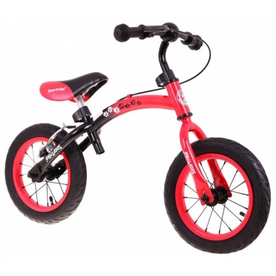 Bicicleta fara pedale cu frana si cadru variabil, roti gonflabile, Boomerang SporTrike - Rosu Bicicleta fara pedale cu frana si cadru variabil, roti gonflabile, Boomerang SporTrike - Rosu
