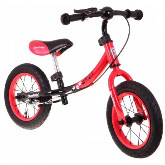 Bicicleta fara pedale cu frana si cadru variabil, roti gonflabile, Boomerang SporTrike - Rosu Bicicleta fara pedale cu frana si cadru variabil, roti gonflabile, Boomerang SporTrike - Rosu