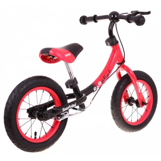 Bicicleta fara pedale cu frana si cadru variabil, roti gonflabile, Boomerang SporTrike - Rosu Bicicleta fara pedale cu frana si cadru variabil, roti gonflabile, Boomerang SporTrike - Rosu