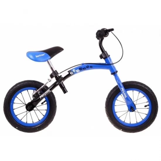 Bicicleta fara pedale cu frana si cadru variabil, roti gonflabile, Boomerang SporTrike - Albastru Bicicleta fara pedale cu frana si cadru variabil, roti gonflabile, Boomerang SporTrike - Albastru