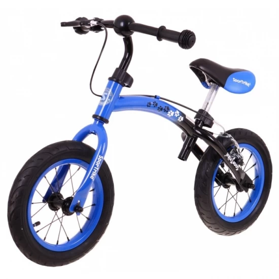 Bicicleta fara pedale cu frana si cadru variabil, roti gonflabile, Boomerang SporTrike - Albastru Bicicleta fara pedale cu frana si cadru variabil, roti gonflabile, Boomerang SporTrike - Albastru